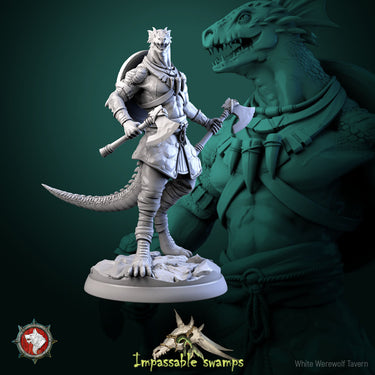 Lizardfolk Male Warrior Bundle
